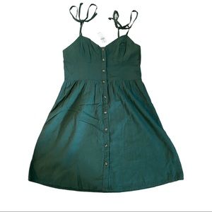 Brand New Aerie Green Sundress XS